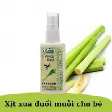 Xịt Chống Muỗi Tinh Dầu Sả Green Herb Thái Lan