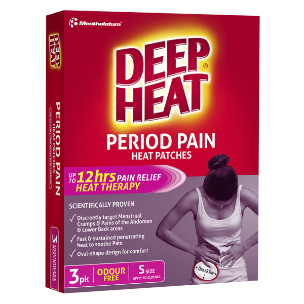 Miếng dán giảm đau kỳ kinh nguyệt Deep Heat Period Pain