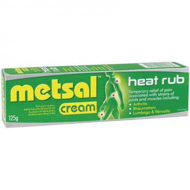 Dầu xoa bóp Metsal heat rub cream 125g
